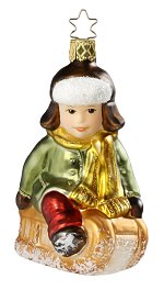 Snow Slide - Innocent Hearts<br>Inge-glas Ornament
